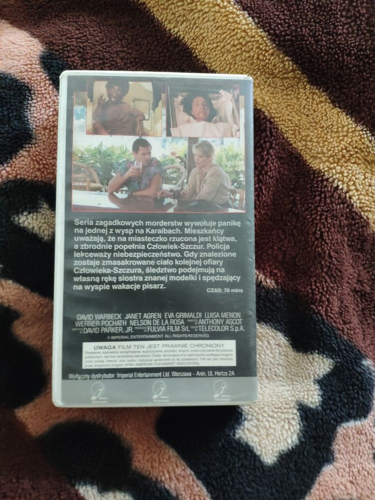 Człowiek szczur VHS plus 7 kaset