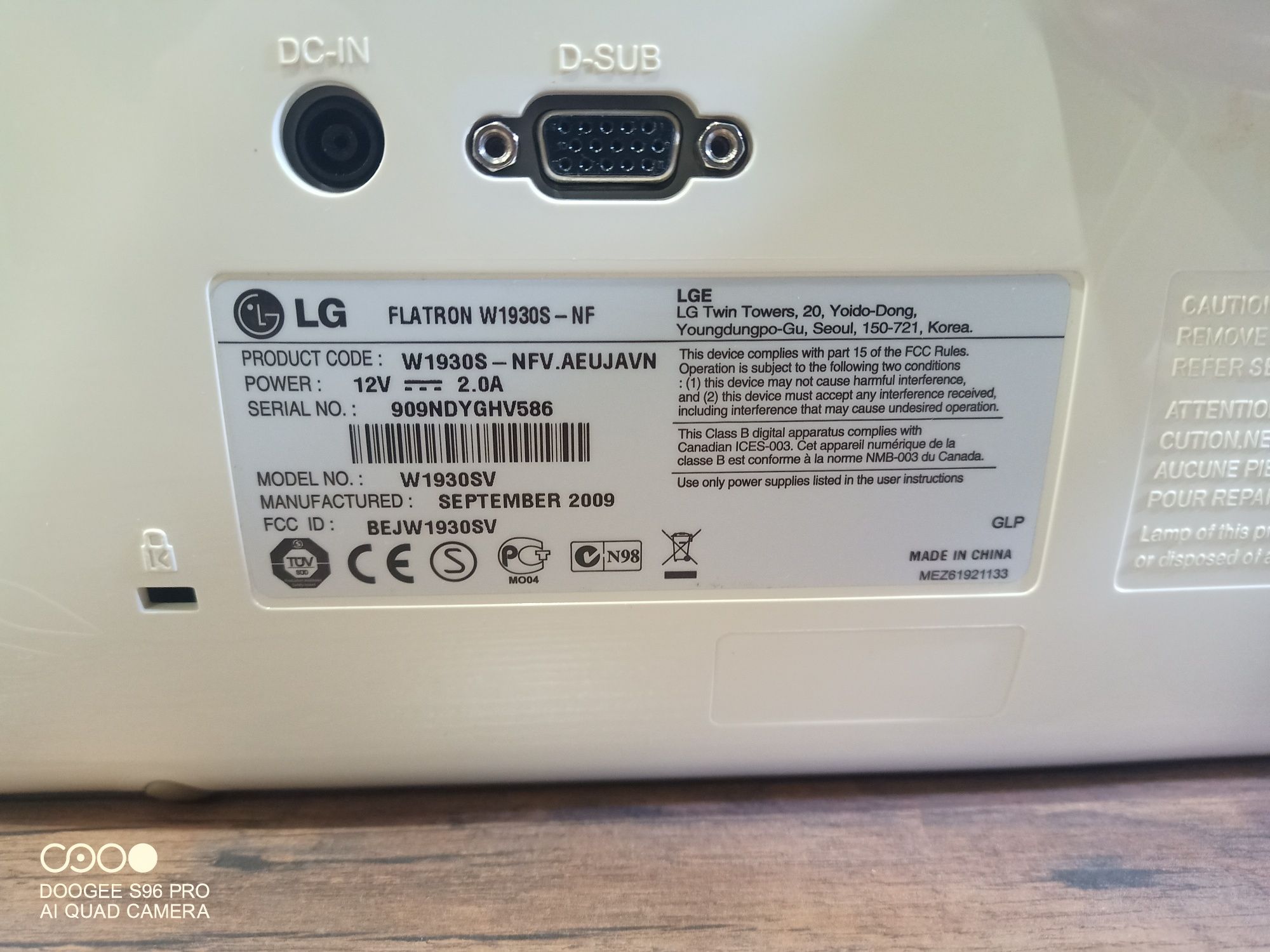 Monitor LG Flatron