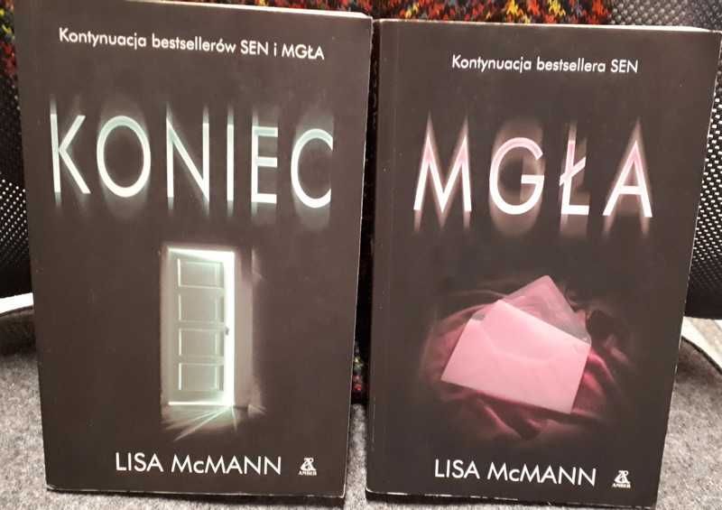 John Case, Koontz, Lisa McMann. Zestaw 6 ksiazek. Thiller, horror