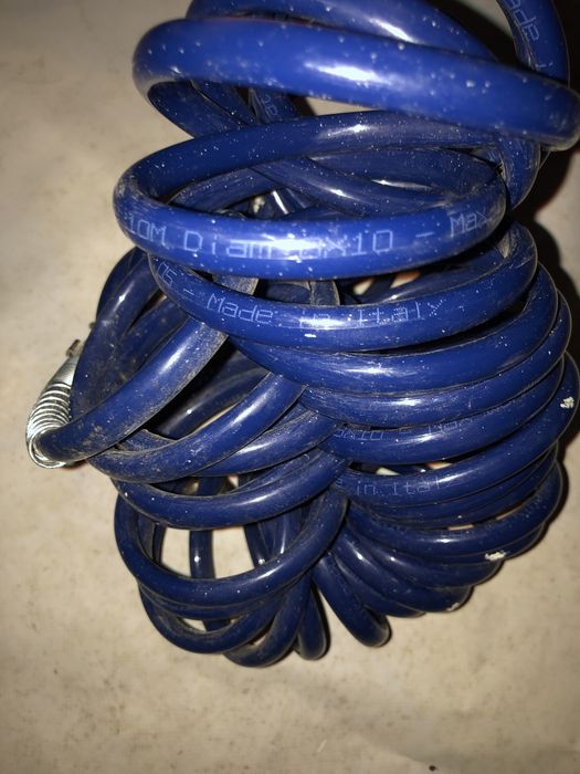 2szt Kabel 10m 8x10 Dedra Euroline Italy przewód ciśnieniowy kompresor