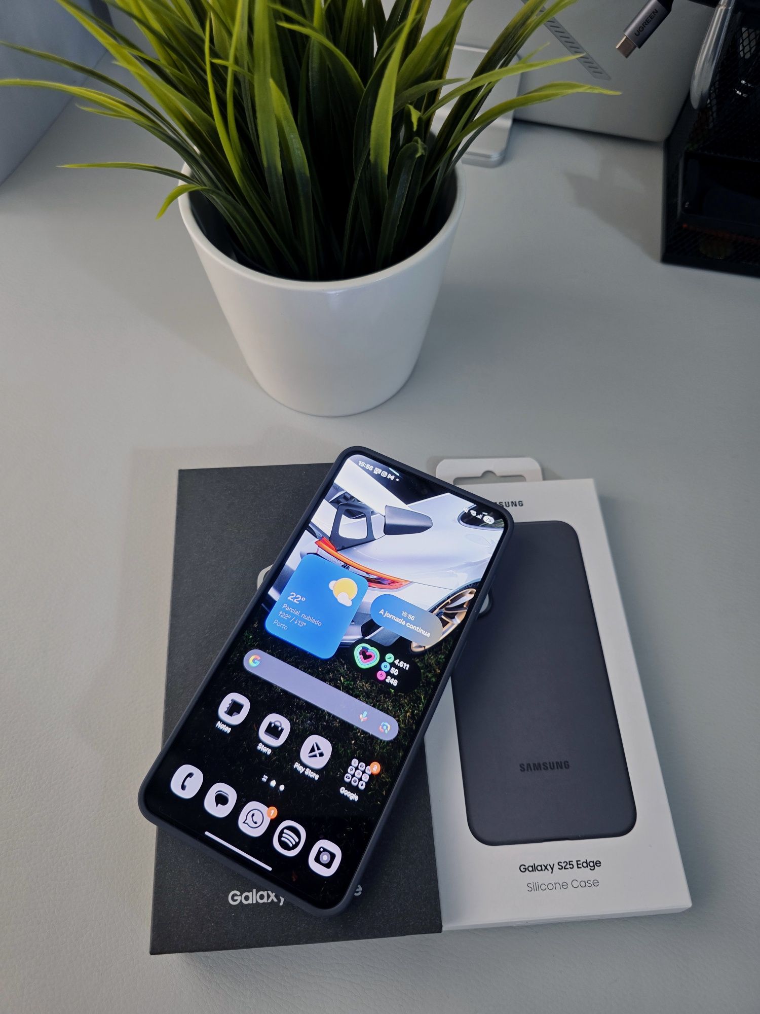 S25 Edge Preto - 1 Mes de uso