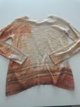Blusa tie-dye muito gira costas com abertura. Salsa tamanho S. Nova