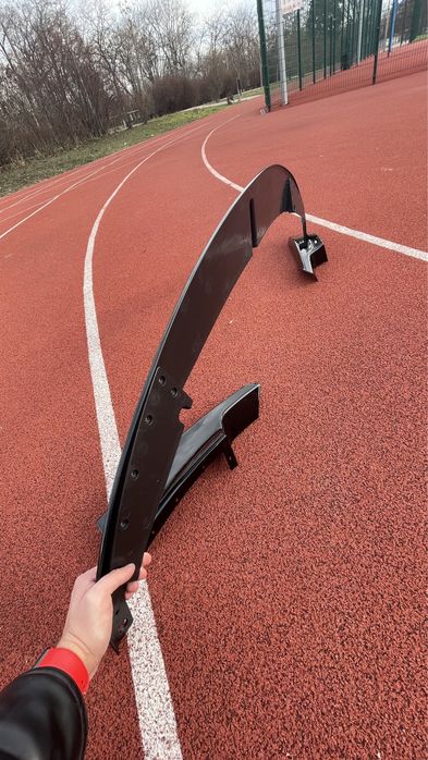 Сплиттер губа бампера М BMW 3 F30 БМВ Ф30 сплітер диффузор спойлер