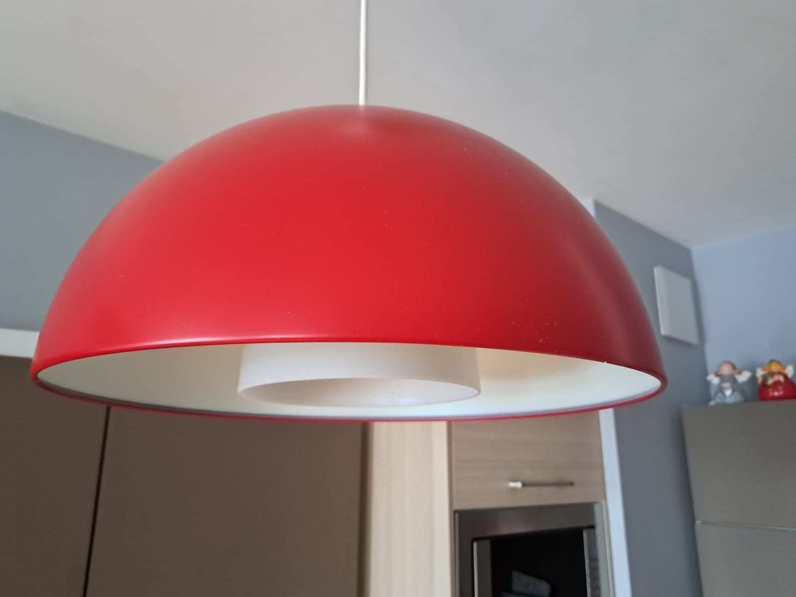 Lampa Ikea Brasa 365+, czerwona