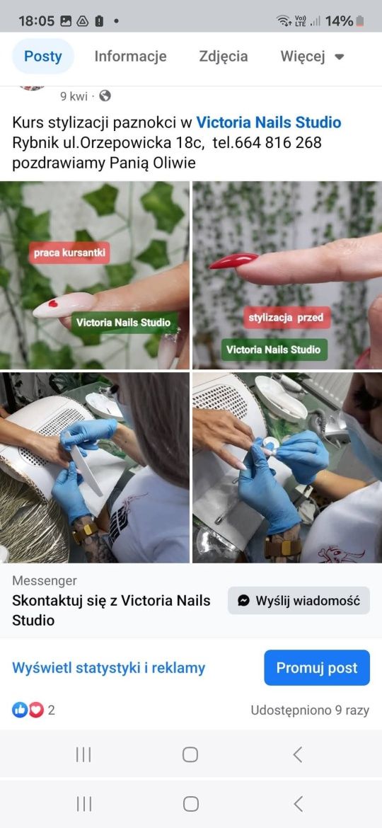 4- dniowy Kurs stylizacji paznokci od podstaw indywidualny