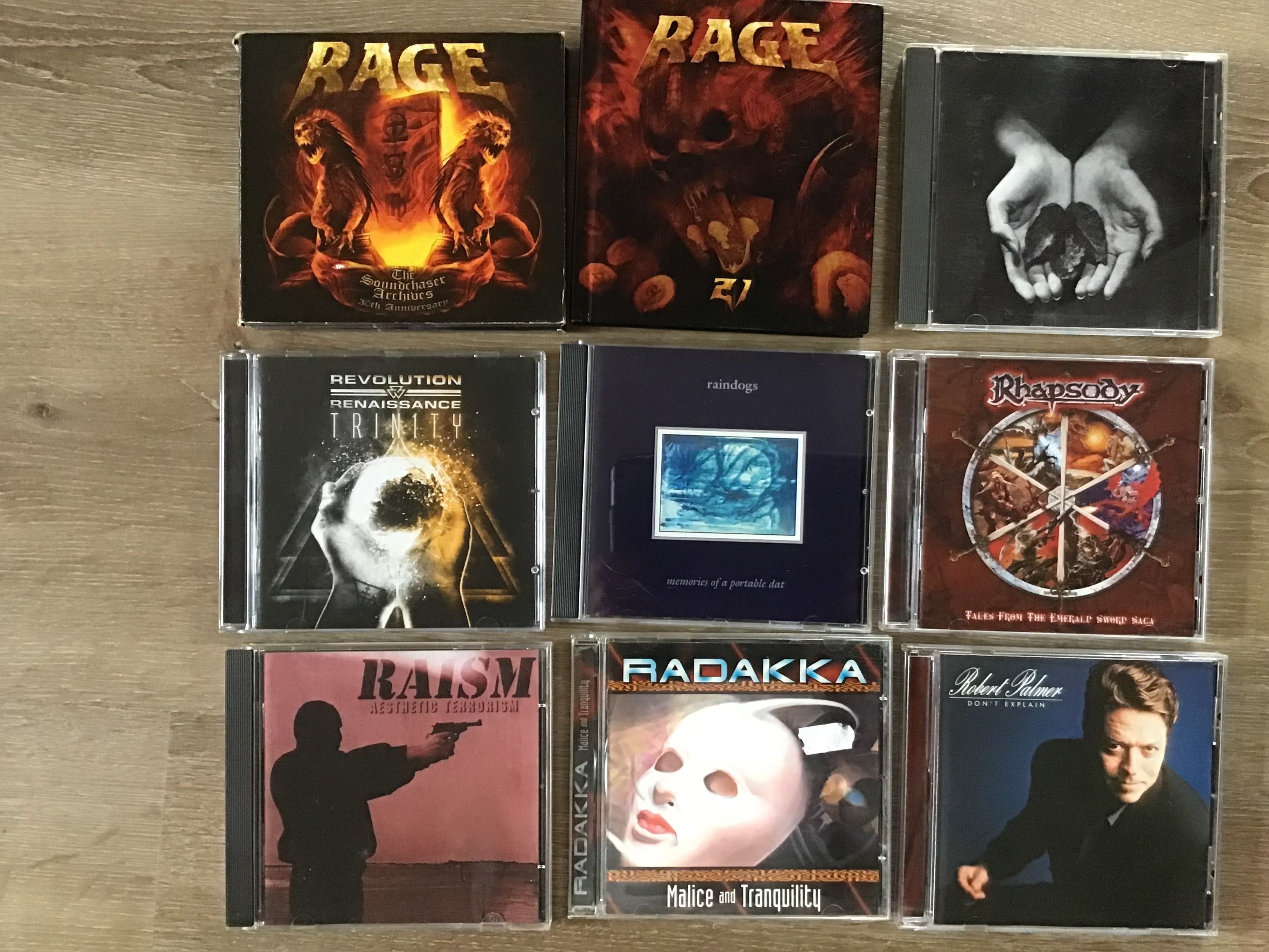CDs metal , rock letra R + S Actualizada