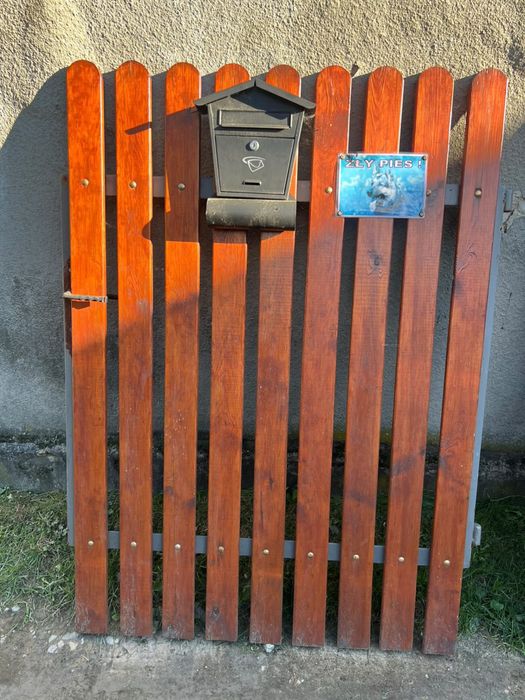 Brama wjazdowa drewniana