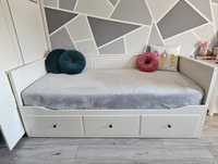 HEMNES łóżko rozkładane rozsuwane Ikea 
Rama leżanki z 3 szufladami, b