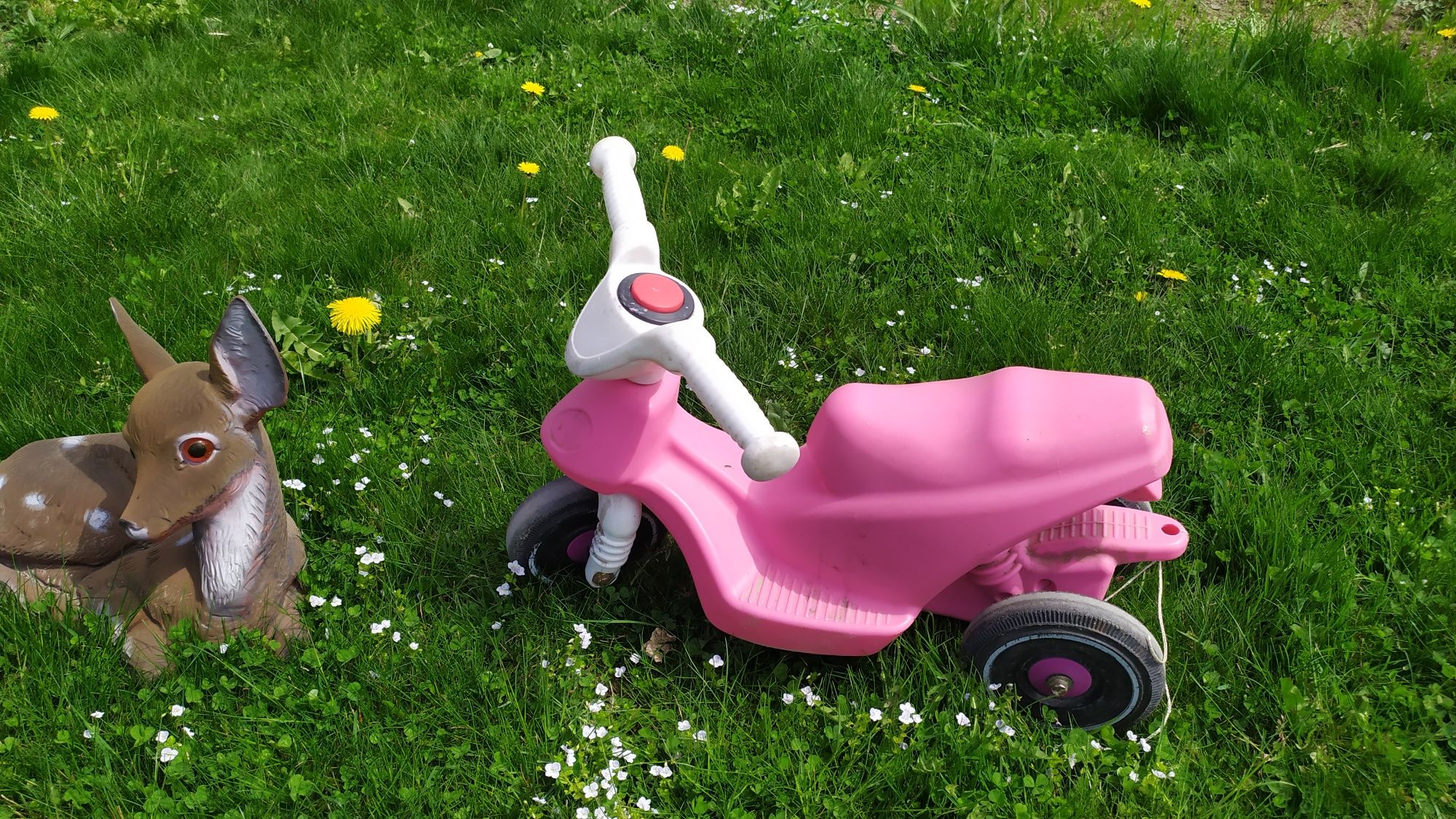 Мотоцикл рожевий Hello Kitty для дівчинки