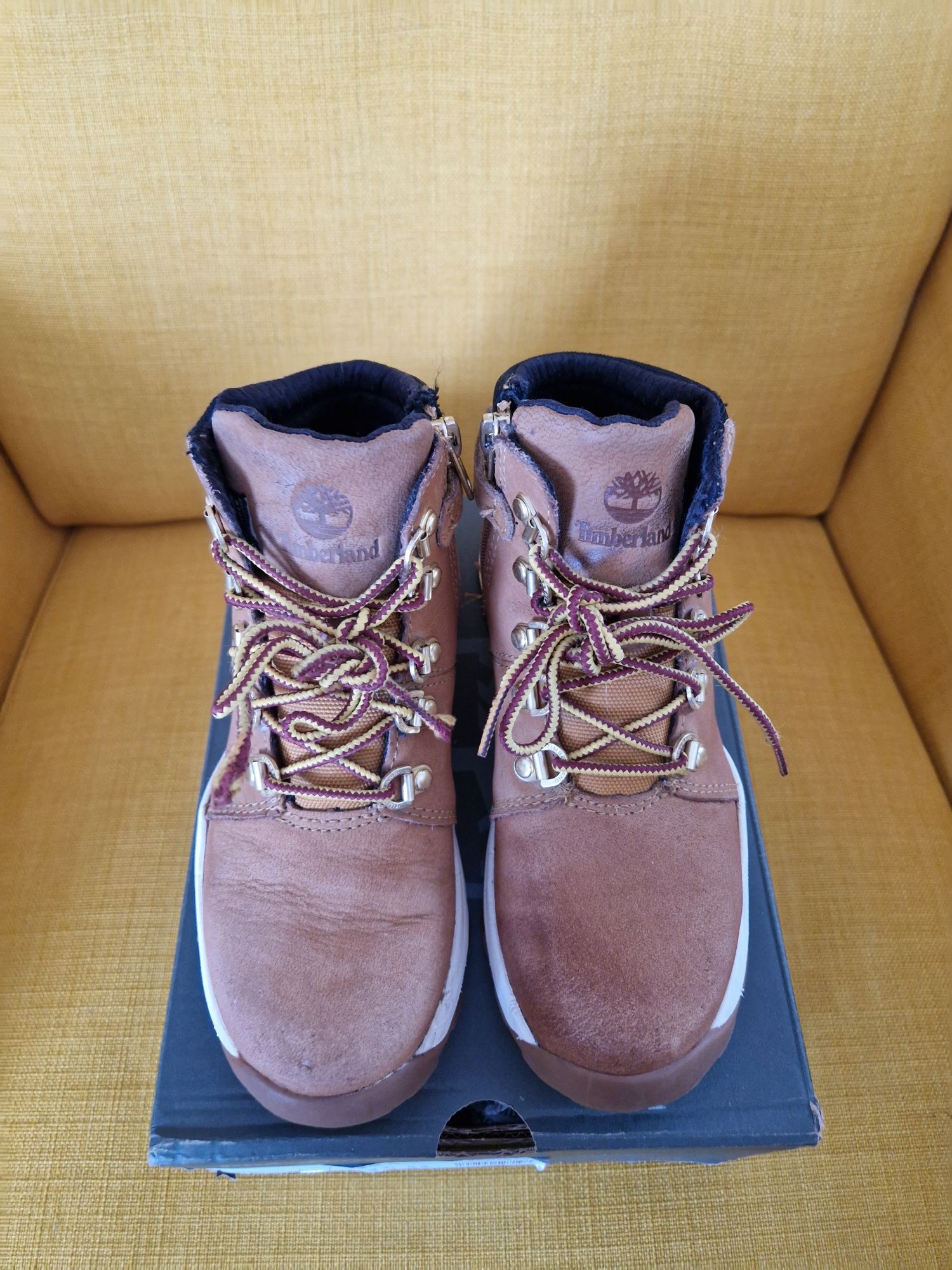 Buty/Botki/adidasy Timberland Brooklyn mid Hiker Nubuck rozm.32 wkł.20