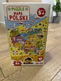 Puzzle Czu Czu Mapa Polski 5+