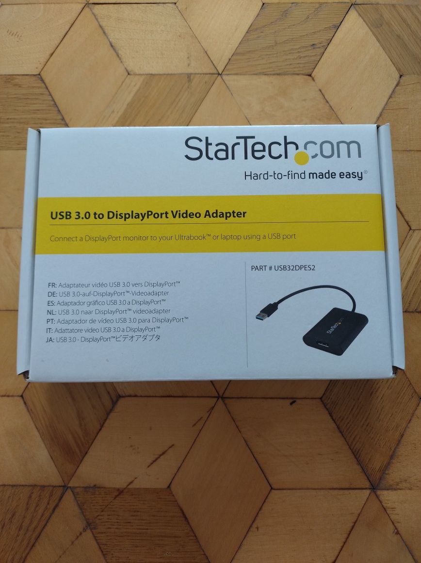 StartTech przejściówka adapter USB 3.0 / Display port video adapter