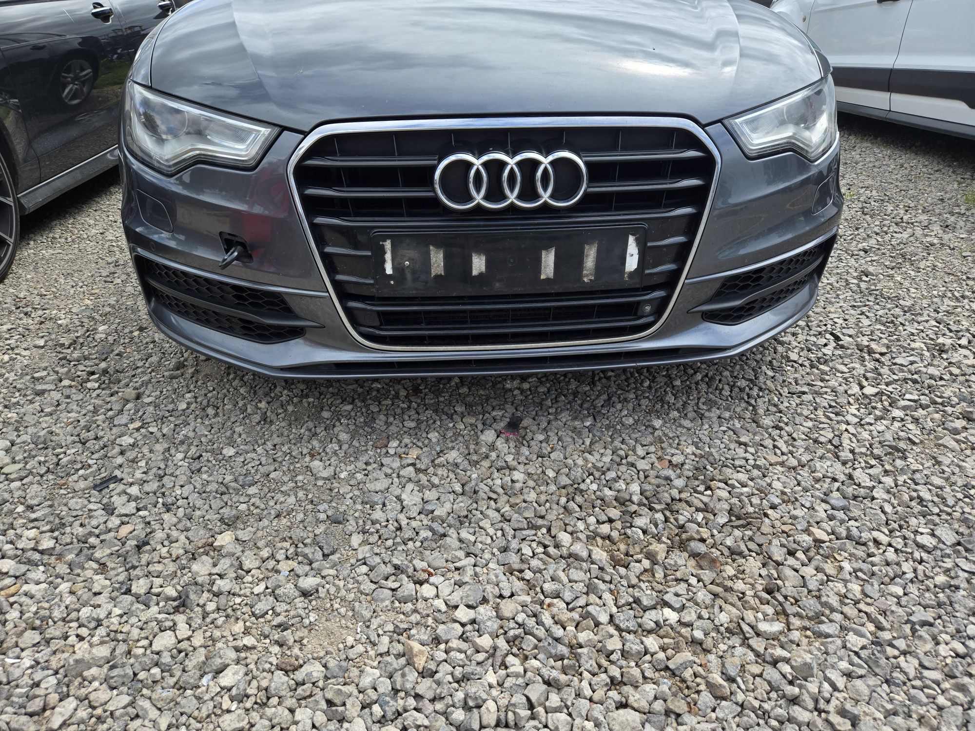 Zderzak przod audi a6 c7 s-line lz7s kompletny spryski pdc