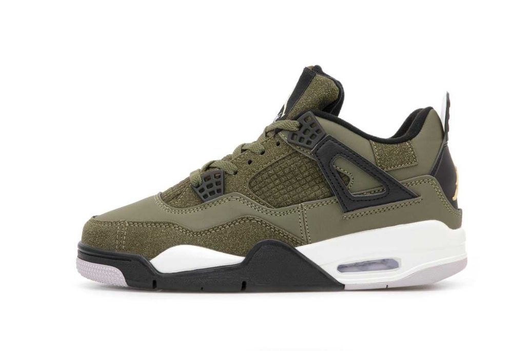 Мужские кроссовки Nike Air Jordan 4 "Olive" Размеры 41-45
