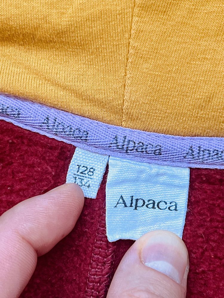 Детский комбинезон на флисе Alpaca 128-134 теплый фирменный комбез