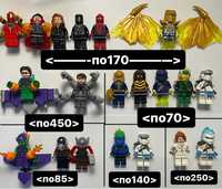 Lego Marvel,ninjago,city minifigures/Лего Марвел,Ніндзяго,Сіті