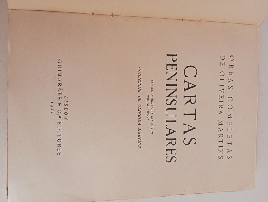 Cartas Peninsulares - Oliveira Martins (Edição Especial)