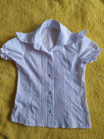 блузка белая 122