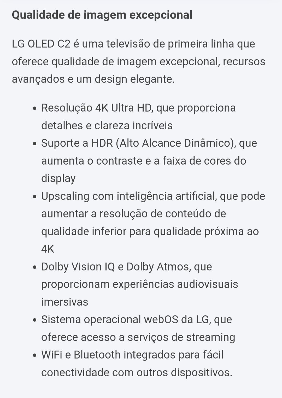 LG  OLED C2, 77'