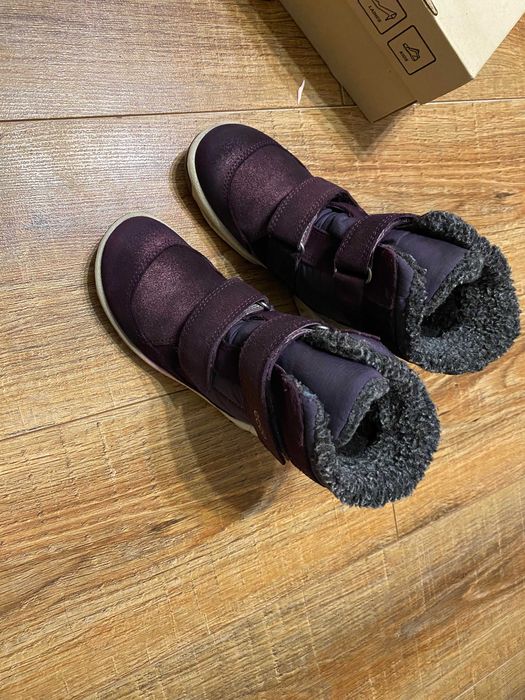 Ecco ботинки зимние сапожки термо черевики на девочку ECCO р.28