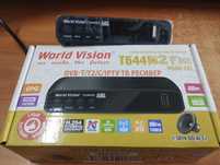 Цифровий ТВ тюнер WorldWision T644M2FM IPTV youtube TikTok