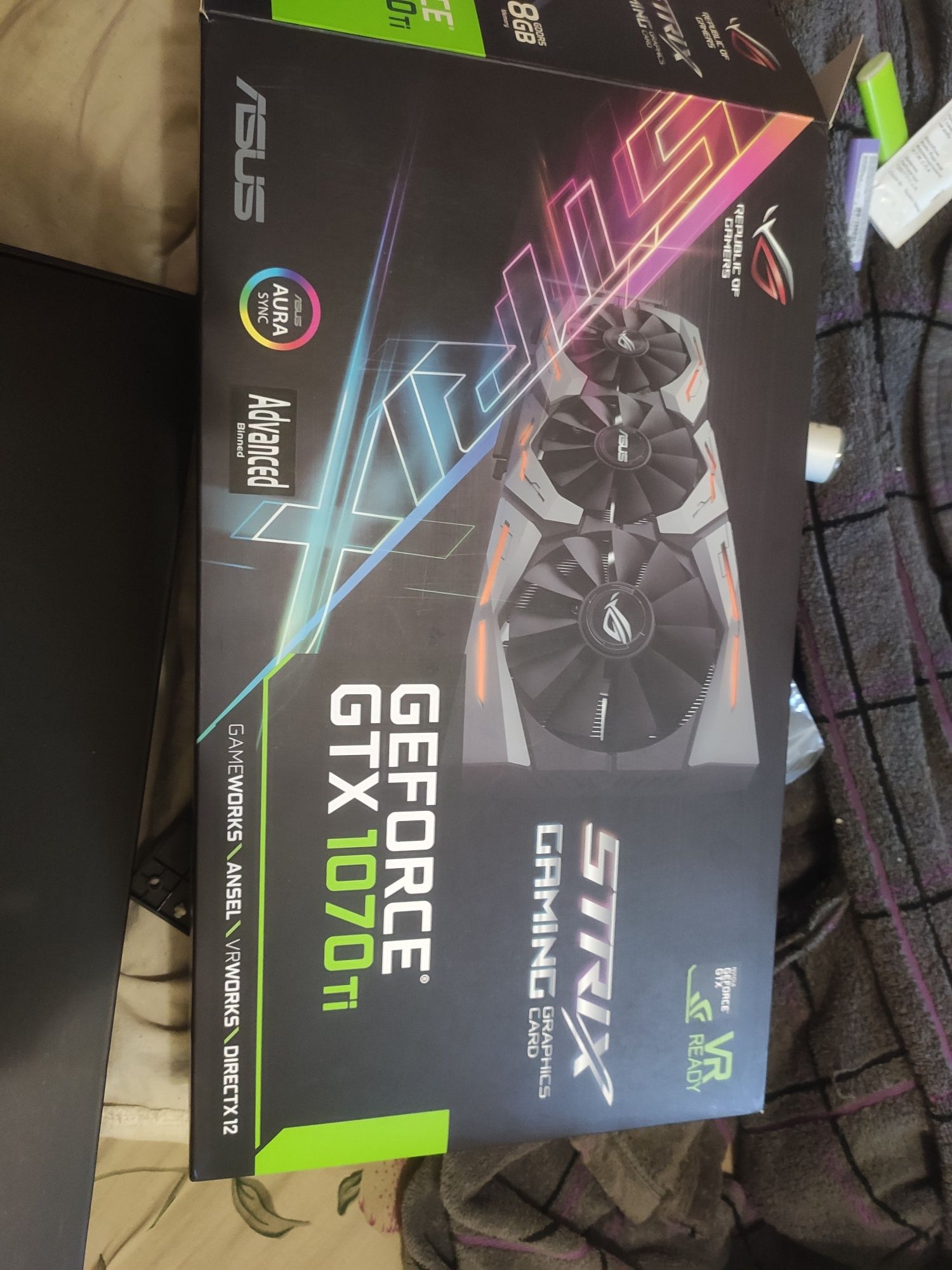 Asus ROG Strix 1070 TI Отличное состояние