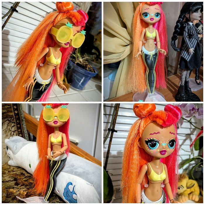 Лялька гібрід ЛОЛ lol русалка Аряель