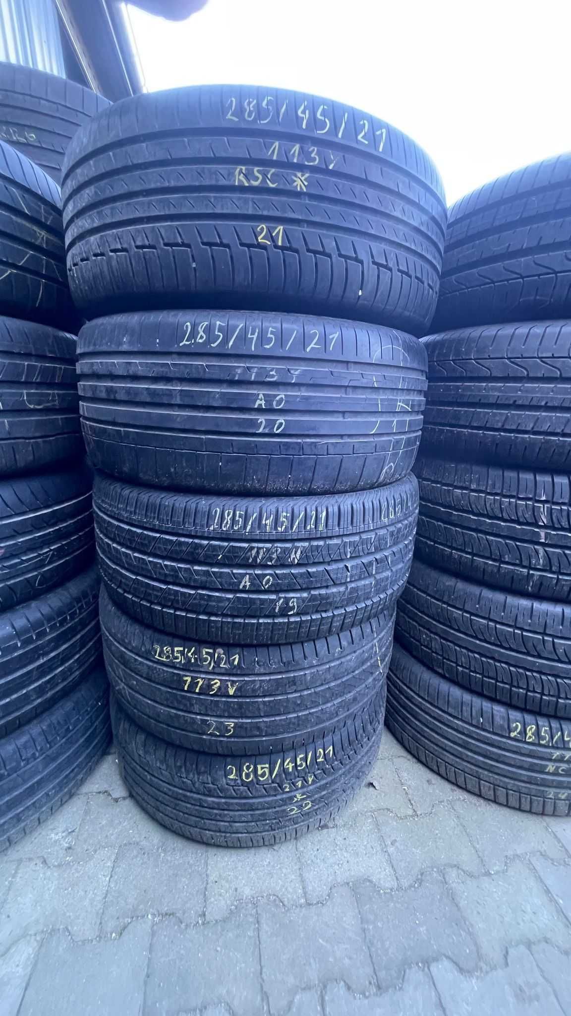 Opony pojedyncze 285/45R21 Michelin Continental Dunlop Pirelli