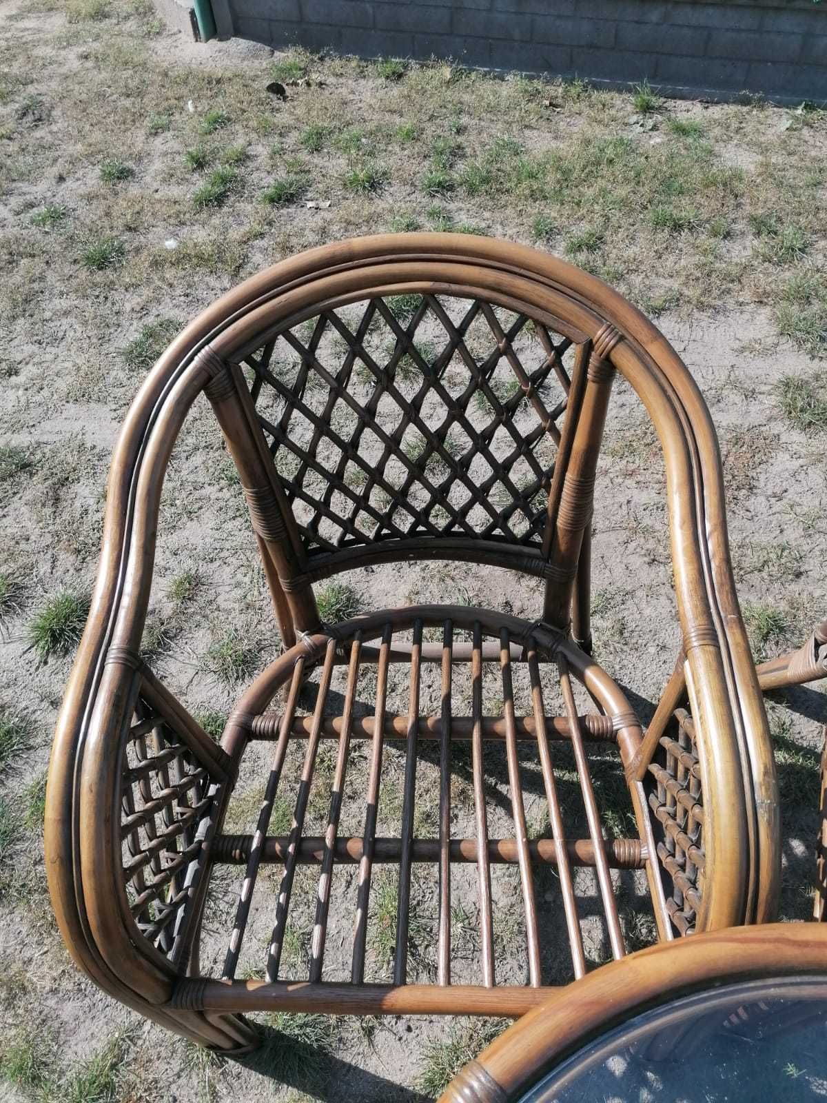 Zestaw ogrodowy krzesła + stolik
