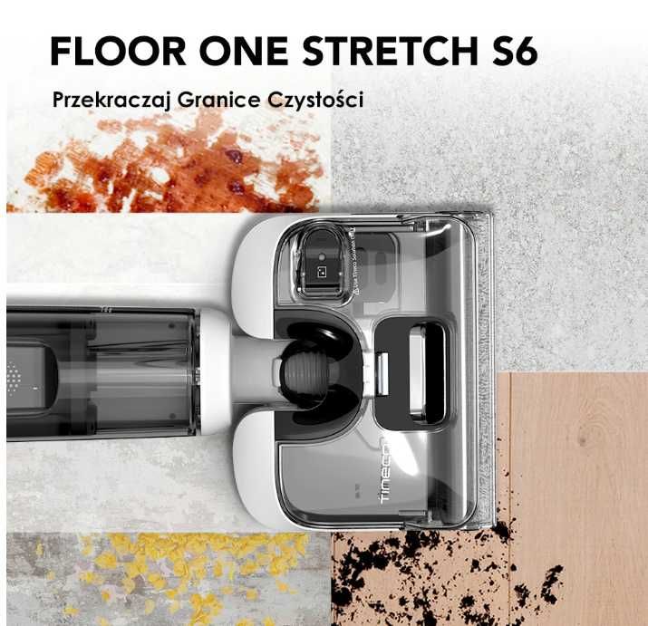 TINECO Stretch S6, nowy odkurzacz 2w1, przesyłka w cenie