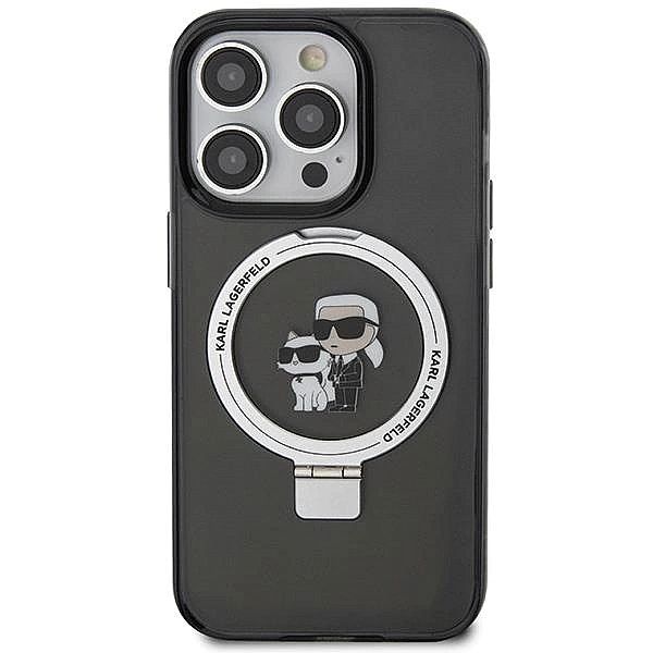 Etui Karl Lagerfeld Ring Stand Karl&Choupettte MagSafe do iPhone 15 Pr