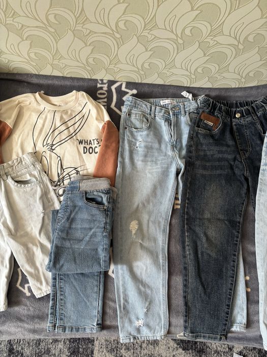 Набір джинсів джинси штани шорти вишиванка  для хлопчика 9-10 років