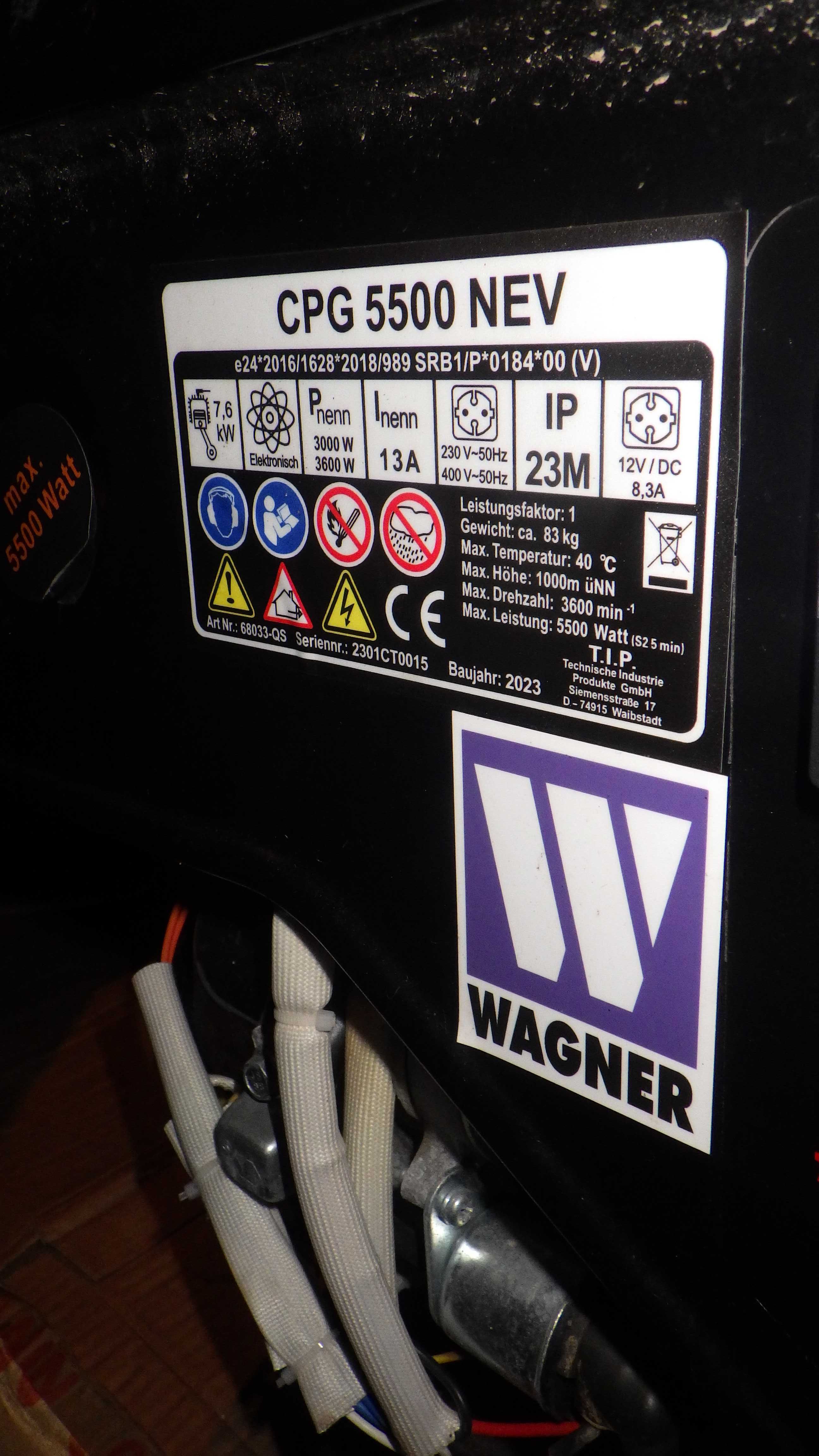 Agregat   Prądotwórczy , Generator  Prądu Duzy Model 5.5 Kva 3 Fazowy