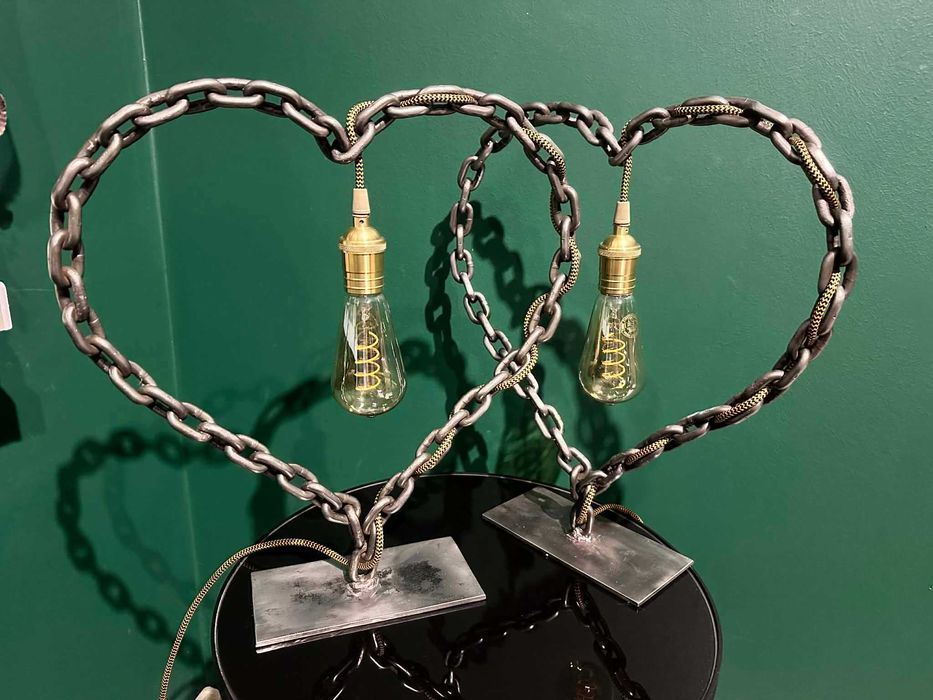 Lampy nocne ręcznie robione loft industrial