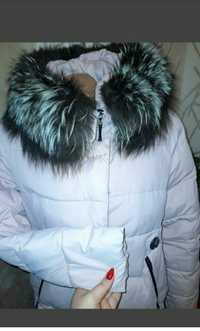 Зимняя куртка, натуральный мех