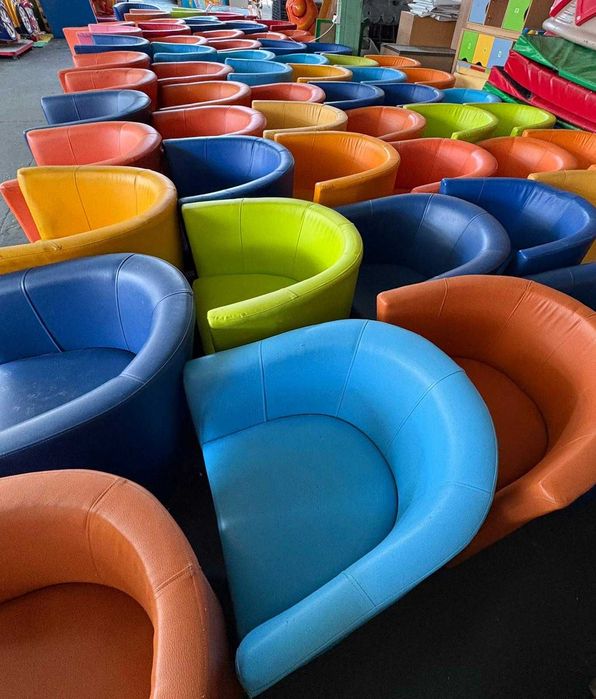 Skórzane fotele w różnych kolorach