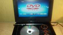 Портативный DVD плеер 9" DA-798, телевизор