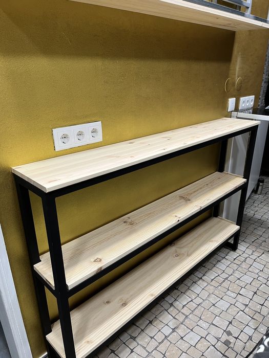 Mesa de apoio, estrutura em tubo galvanizado