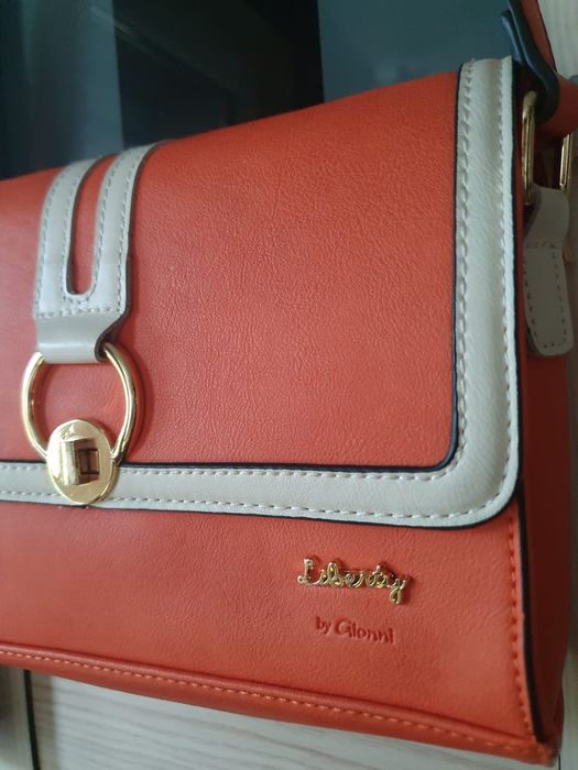 Torebka skórzana Liberty by Gionni listonoszka wysyłka !