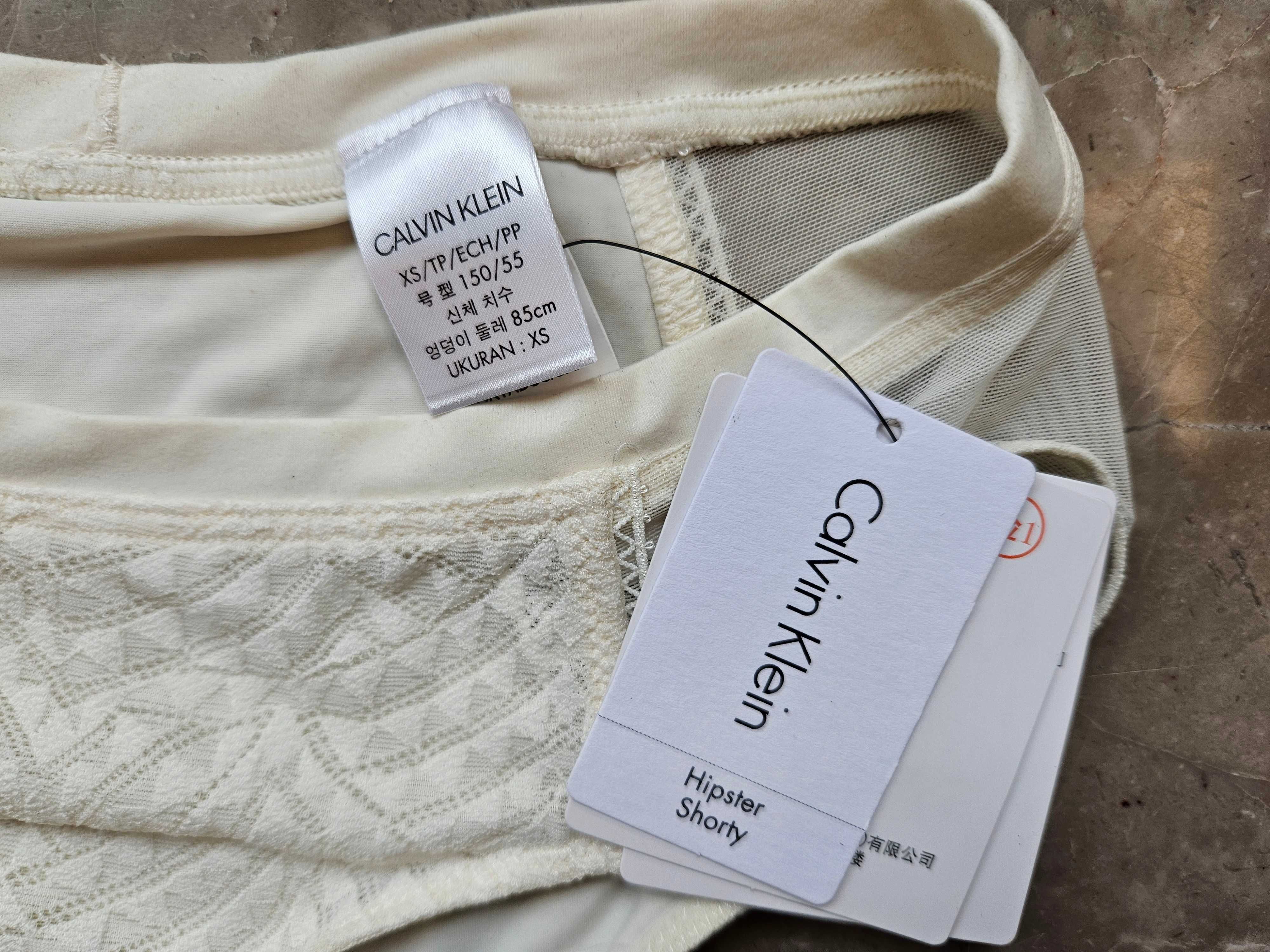 Calvin Klein koronkowe majtki damskie figi rozmiar XS/ 34 NOWE