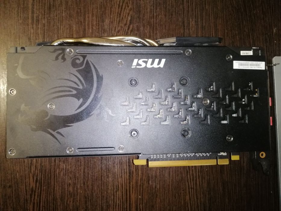 Видеокарта MSI RX 480 Gaming X 8Gb