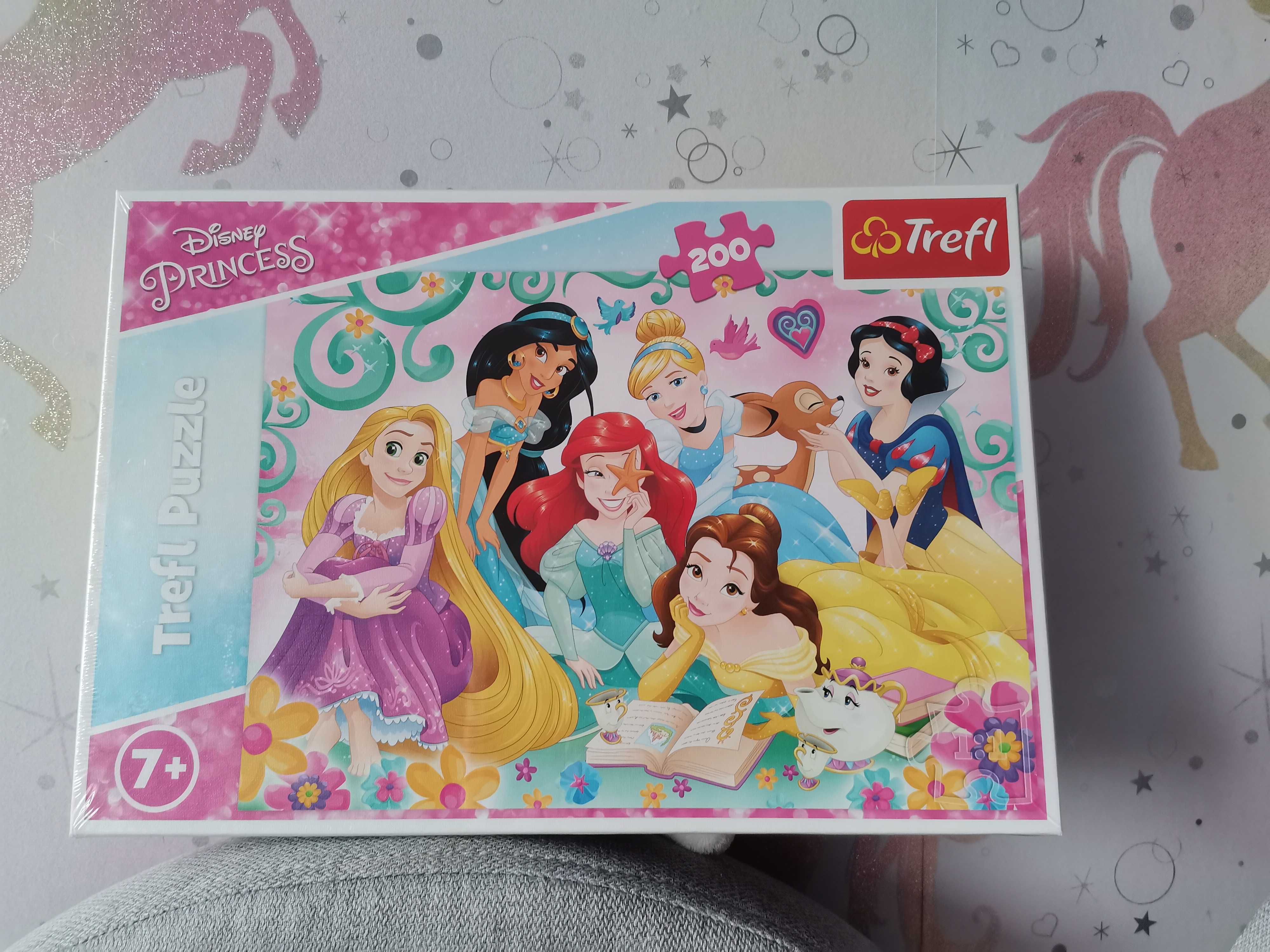 Puzzle dla dziewczynki, księżniczki z Disney'a. Nowe. Elementów 200.