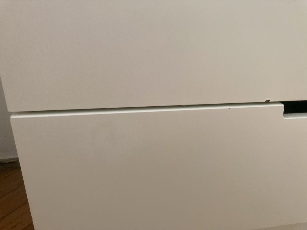 Komoda NORDLI 3 szuflady + drążek ikea