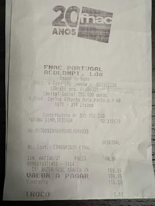 Headset Razer Kraken V2