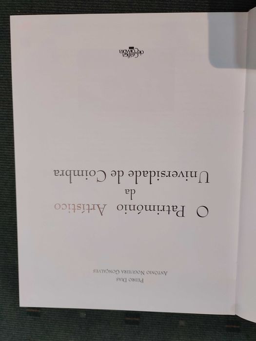 O Património Artistico da Universidade de Coimbra