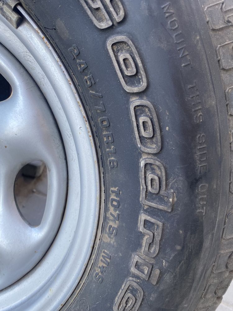 Колесо взборі запаска диск 6 139.7 16 L200 Pagero Navara Frontera np30
