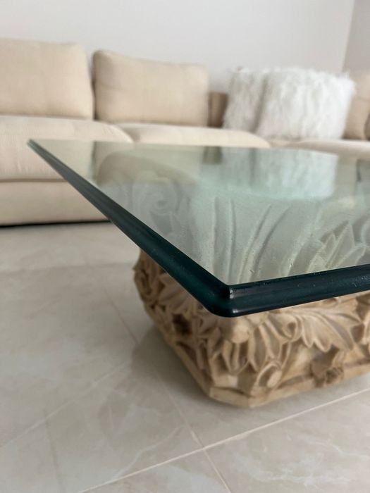 Mesa de centro trabalhada