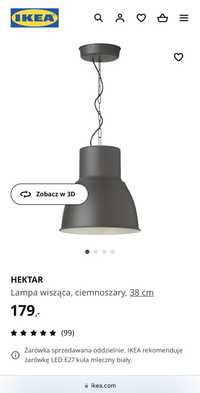 Lampa Ikea Hektar , nowa