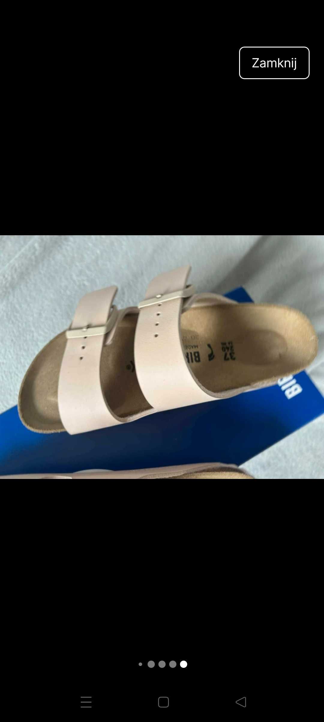 Klapki Birkenstock r.37