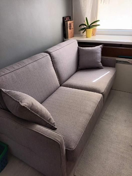 Popielata Sofa NovaSystem